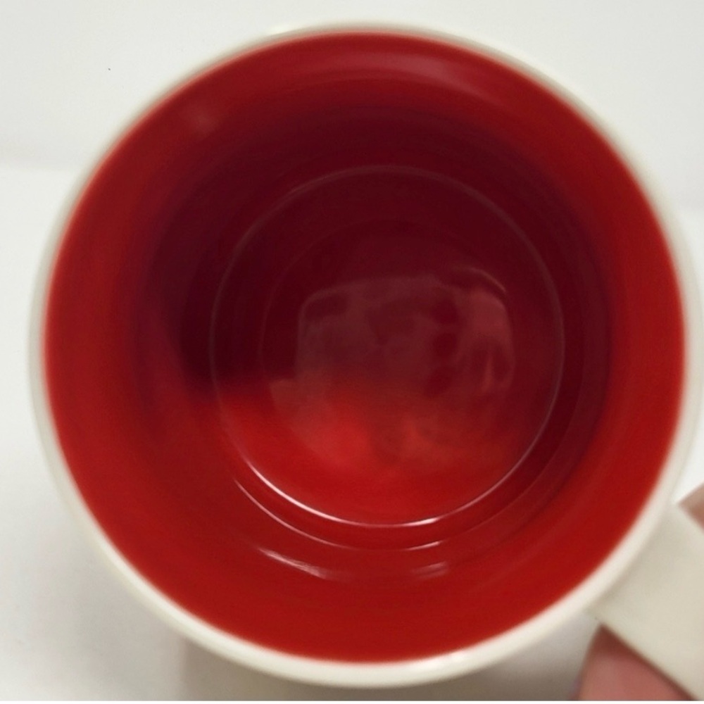 Starbucks Austin Ceramic Mug - Red Interior and Multi-Color Skyline Design - Picture 2 of 5